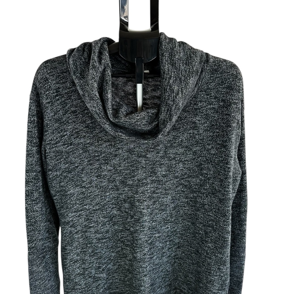 Merona Dark Gray Cowl neckline Knit top Casual chic women’s Sz XL